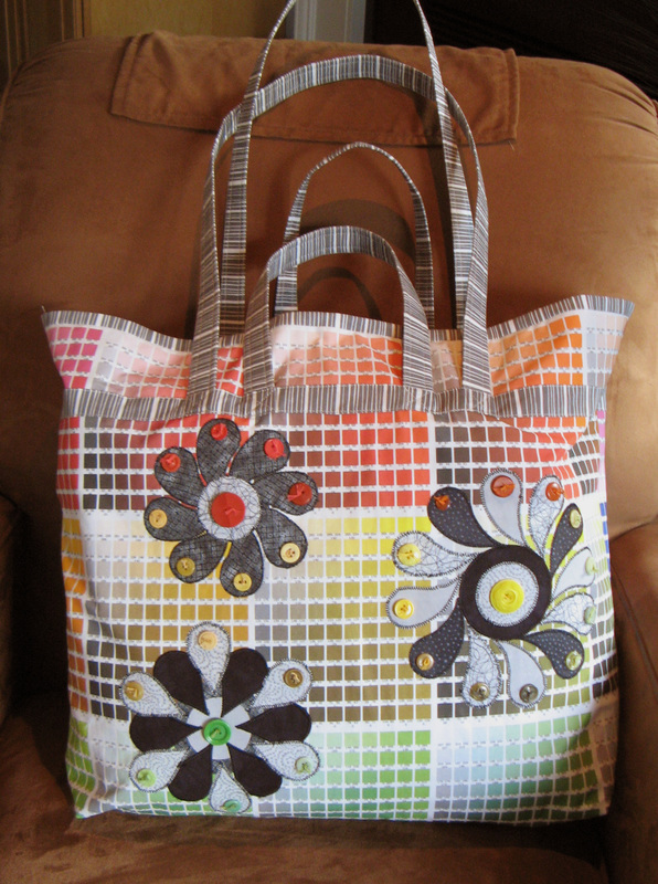Show and Tell Tote - Colorways By Vicki Welsh